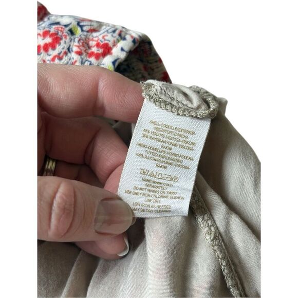 Free People Floral Scalloped Hem Shorts Size S Girly Romantic Ditsy Boho Cream R - Picture 7 of 8